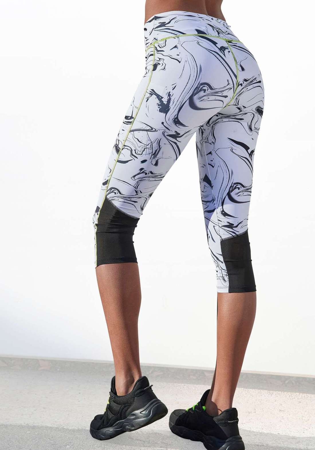 леггинсы Капри White Marble