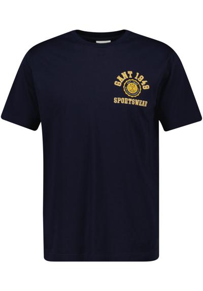 Футболка с контрастным принтом CREST GRAPHIC TSHIRT
