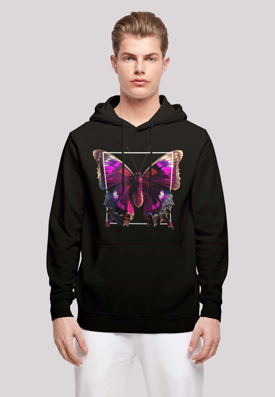 Толстовка с капюшоном Pink Schmetterling HOODIE UNISEX