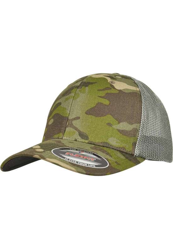 Гибкая крышка Unisex Multicam Trucker Mesh Cap