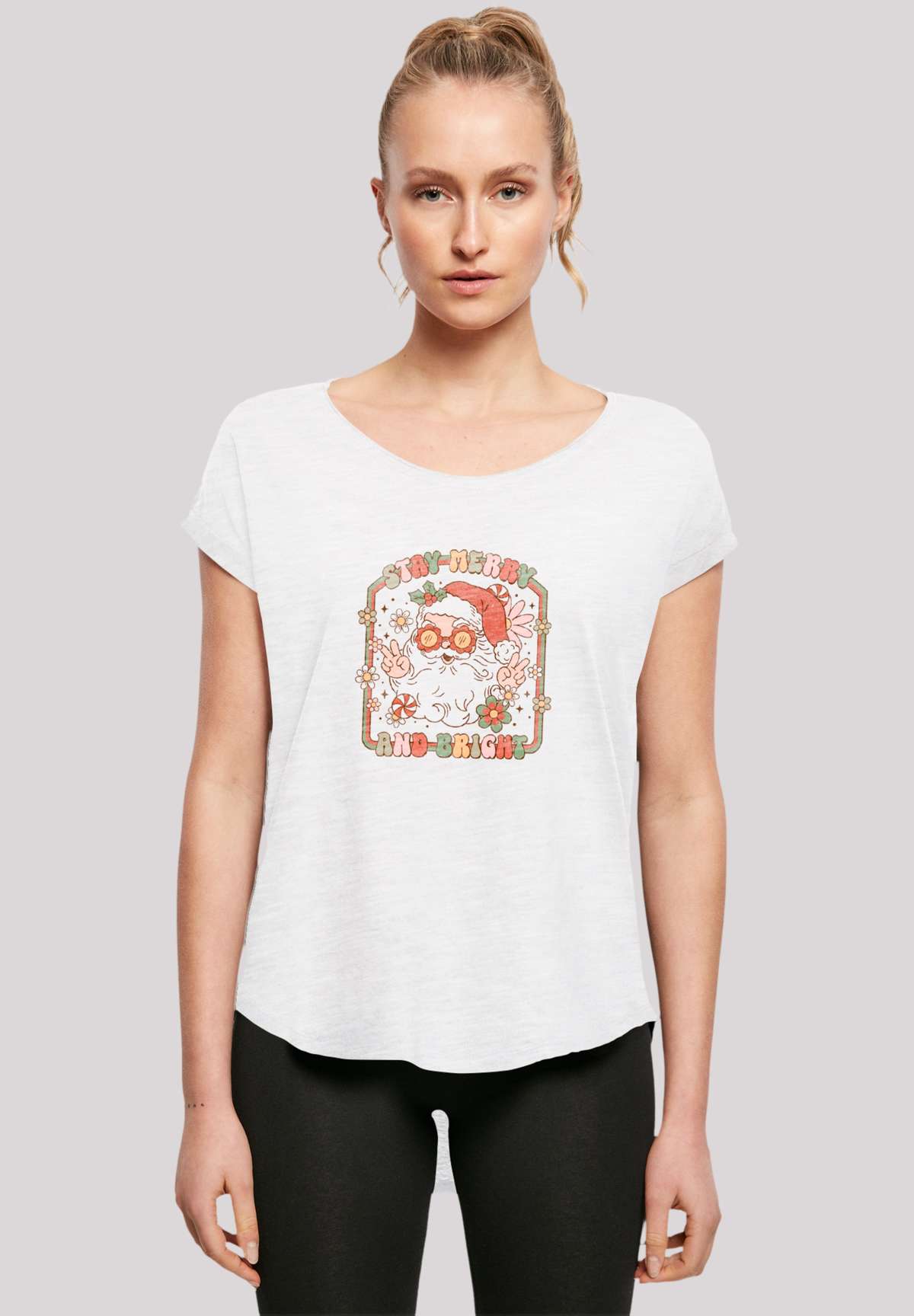 футболка Stay Merry And Bright Hippie Santa