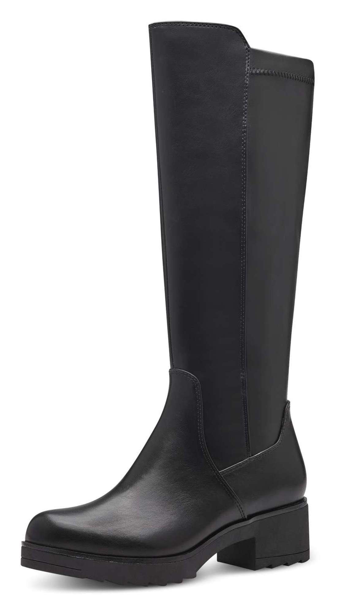 ботинки на блочном каблуке