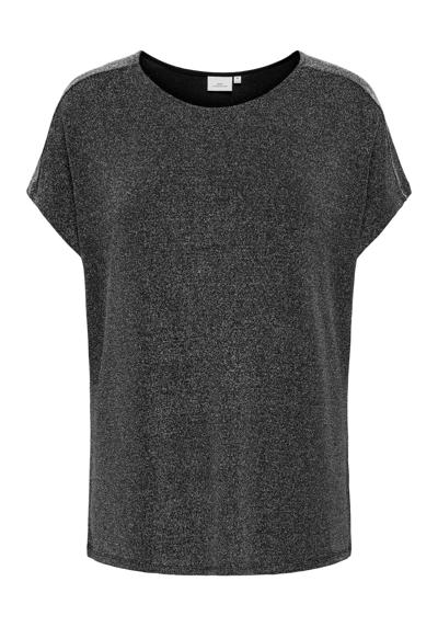 Рубашка с коротким рукавом CARQUEEN S/S GLITTER O-NECK TOP JRS BF