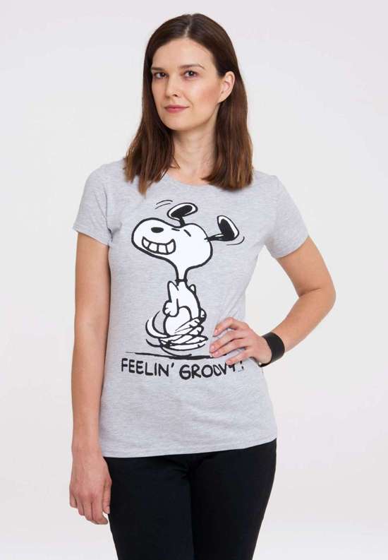 Футболка с лицензионным оригинальным дизайном Snoopy – Feelin Groovy!