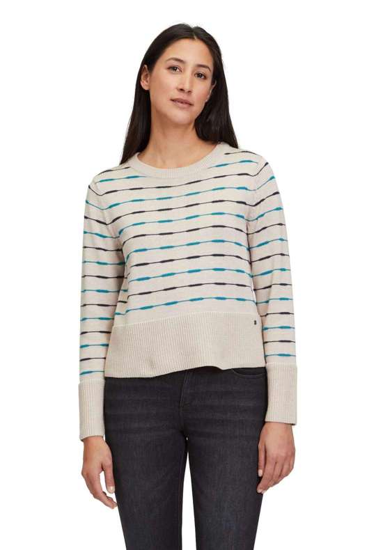 Вязаный свитер Betty & Co Strickpullover mit Rippbündchen
