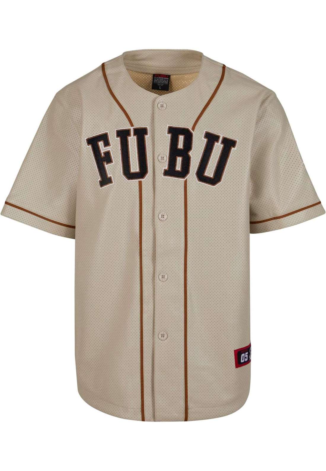 футболка Herren FM233-007-1 FUBU College Leather Baseball Jersey