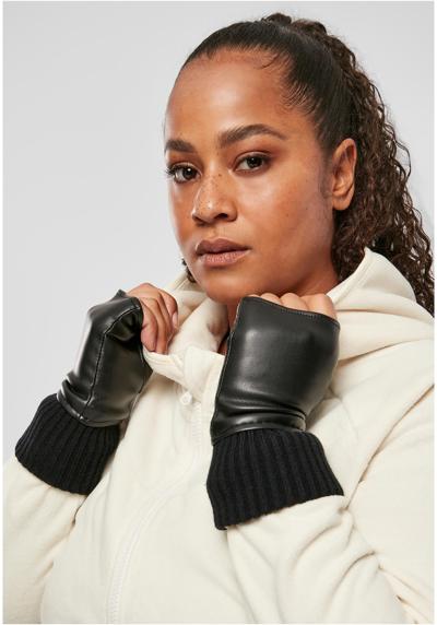 Хлопковые перчатки Urban Classics Unisex Half Finger Synthetic Leather Gloves