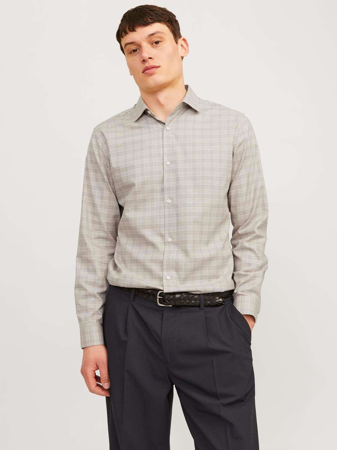 Рубашка с длинным рукавом JPRBLAPARKER CHECK L/S SHIRT SN