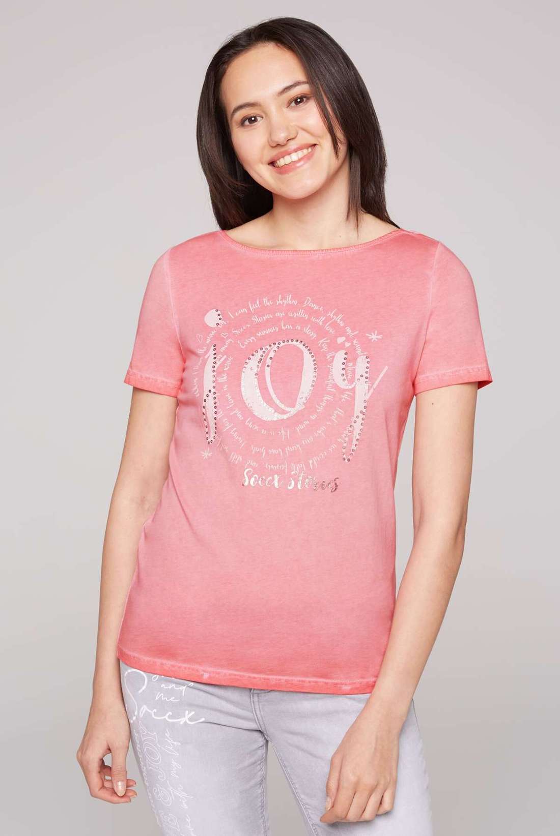 рубашка с круглым вырезом