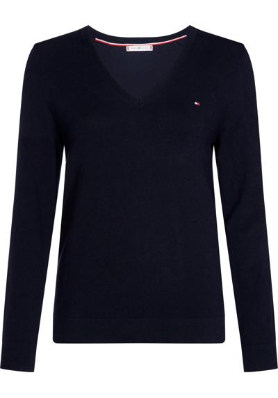 свитер с V-образным вырезом CO JERSEY STITCH V-NK SWEATER