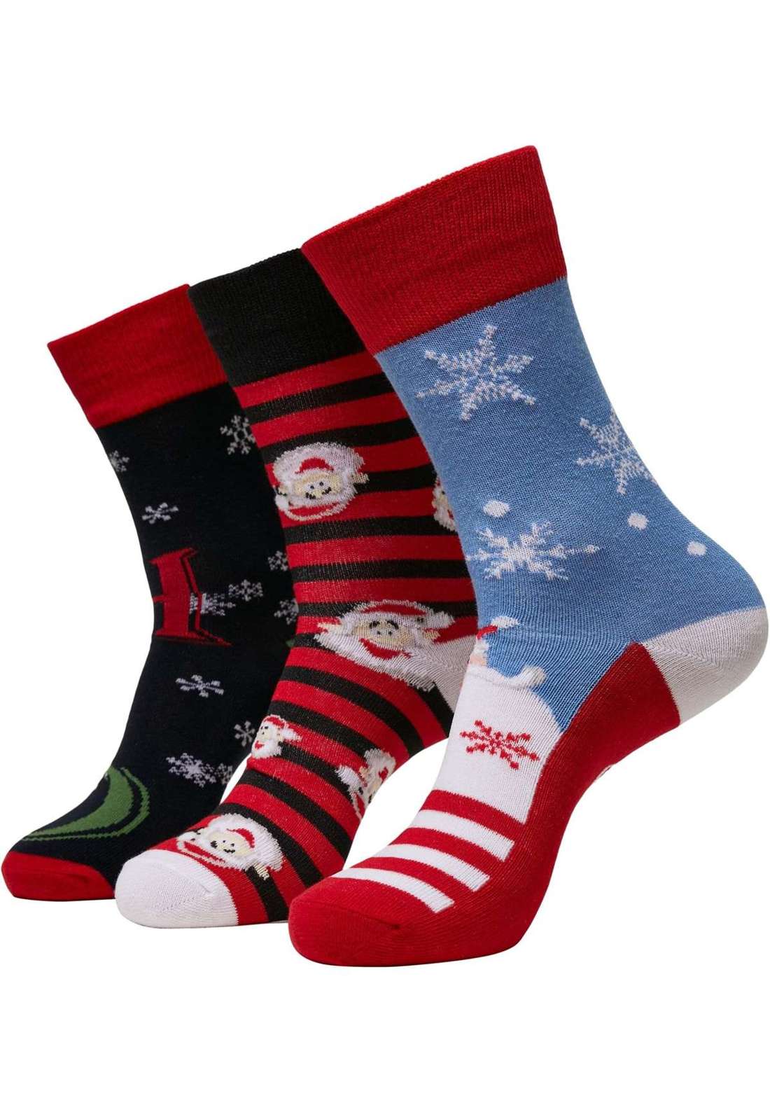 Базовые носки Urban Classics Unisex Santa Ho Christmas Socks 3-Pack