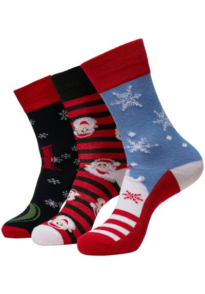 Базовые носки Urban Classics Unisex Santa Ho Christmas Socks 3-Pack