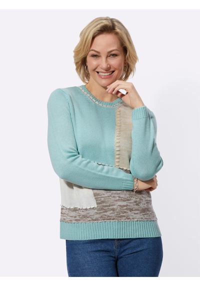 Свитер с круглым вырезом Intarsienpullover