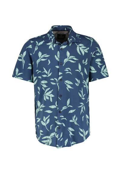 Рубашка с коротким рукавом LERROS Kurzarmhemd mit floralem Print