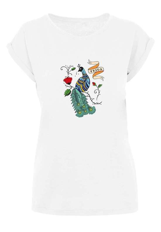 футболка Damen Ladies Frida Kahlo Bird T-Shirt