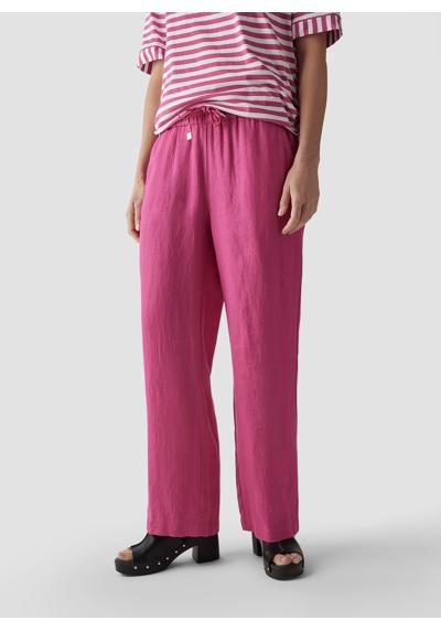 Брюки из джерси Leinenhose mit Gummibund