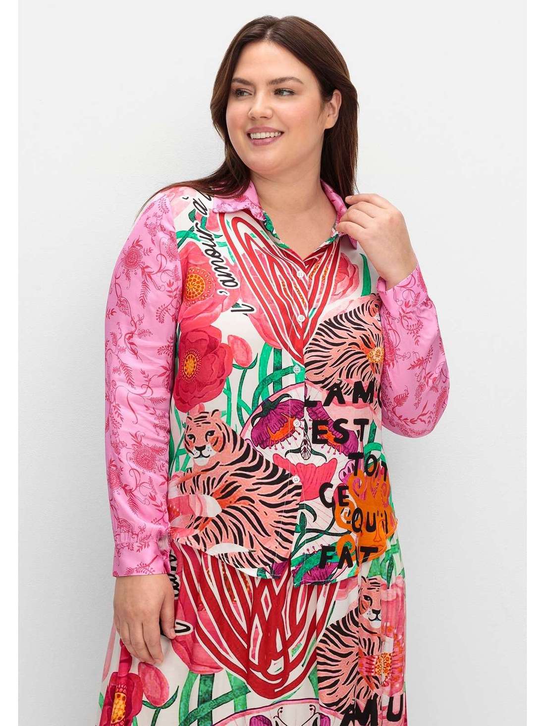 Блузка с длинными рукавами Große Größen