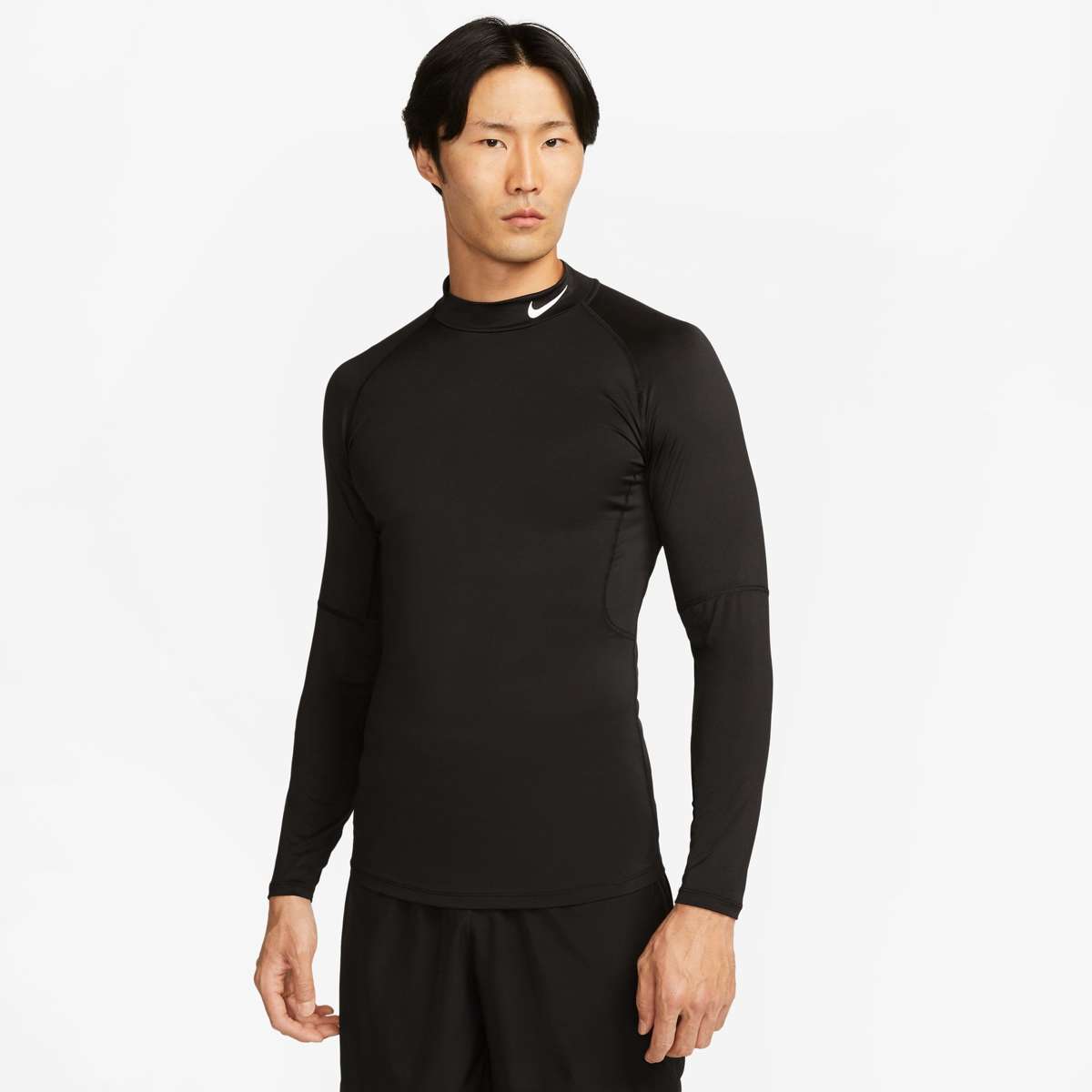 Тренировочная рубашка PRO DRI-FIT MEN`S LONG-SLEEVE TIGHT-FITTING MOCK-NECK TOP