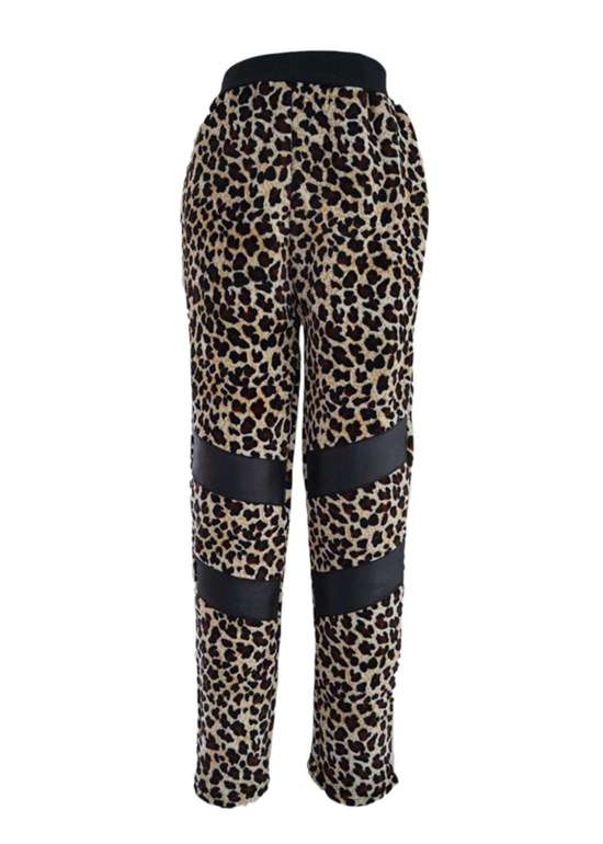 Леггинсы со стильным леопринтом