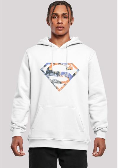 толстовка Hoodie DC Comics Superman Floral Logo Superheld