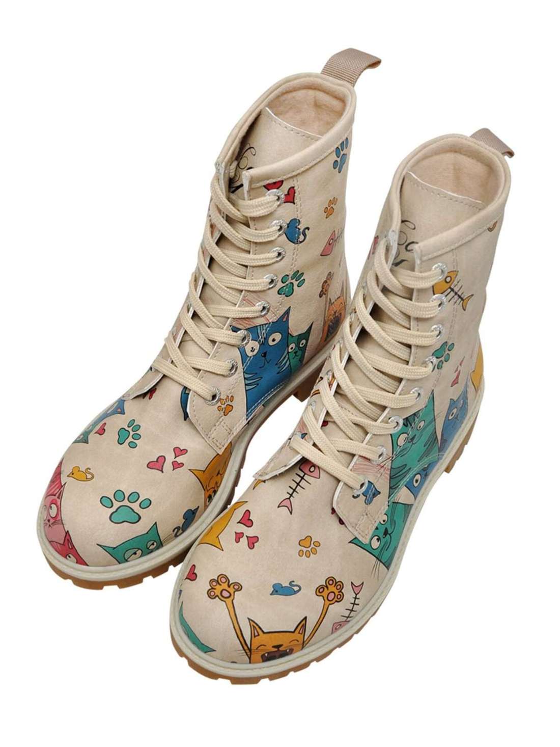 ботинки на шнуровке Damen Boots Cat Lovers Vegan Damen Boots / female