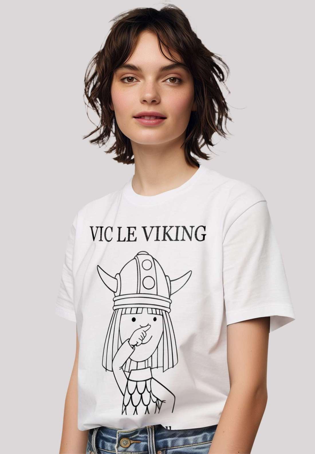 футболка Wickie und die starken Männer Parlez Francais