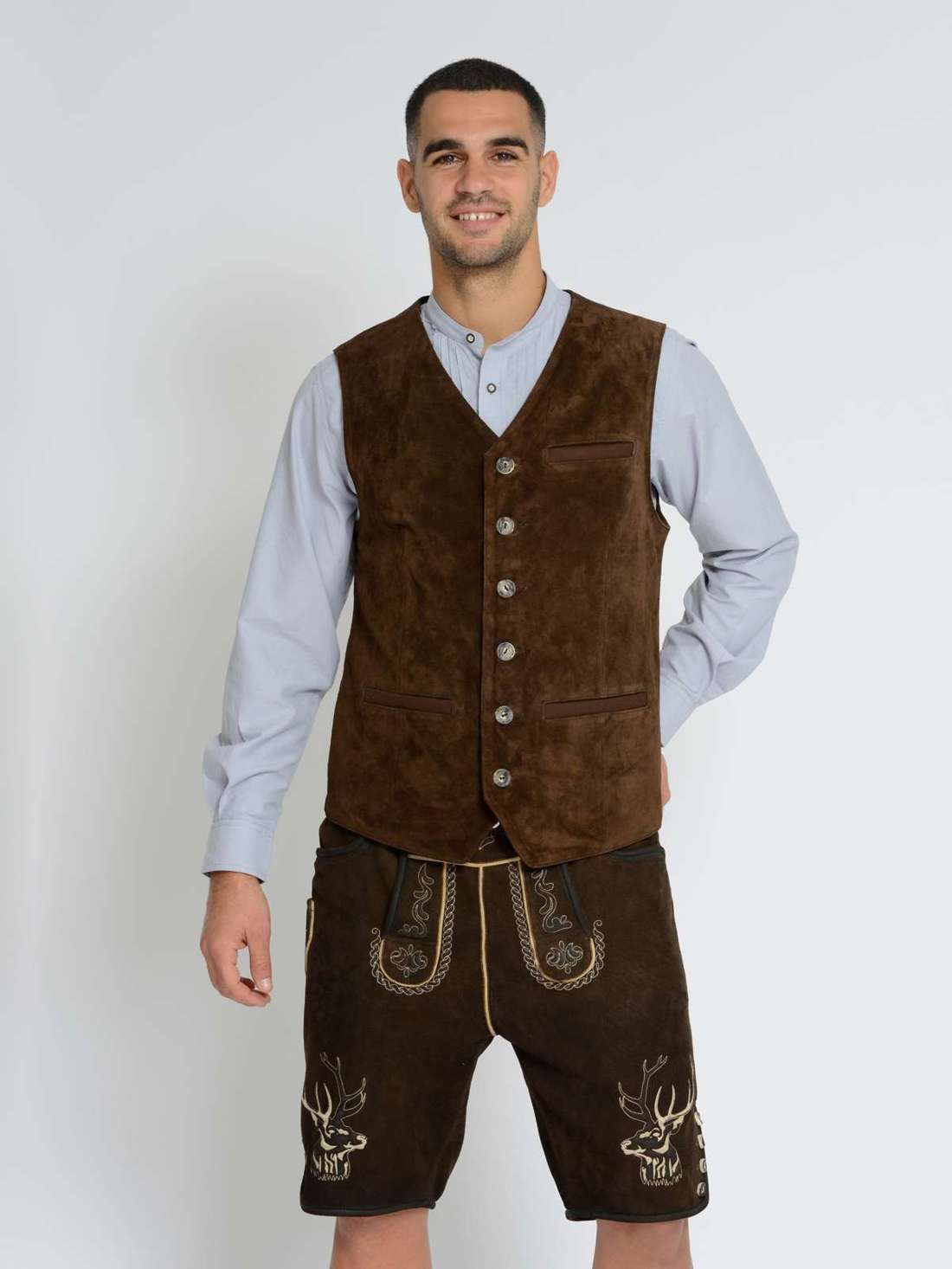 Кожаный жилет 31023011