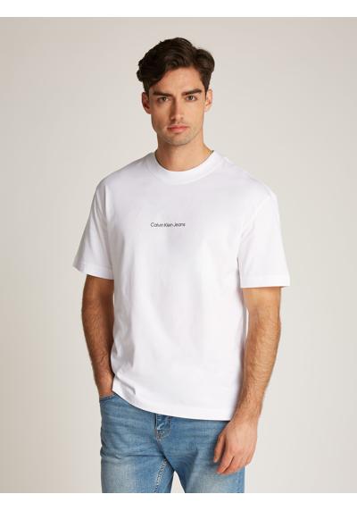 Футболка с принтом на спине GRID MONOGRAM TEE