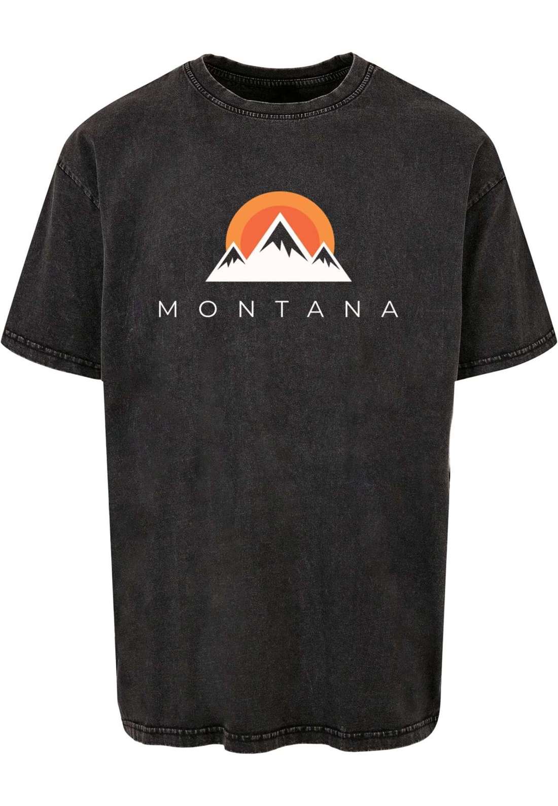 футболка Herren Montana X Acid Washed Heavy Oversize Tee