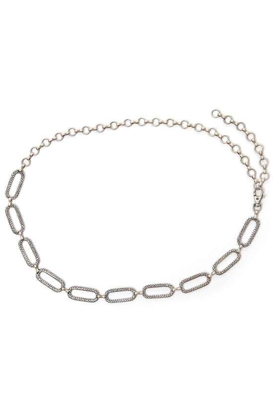 Ремень-цепочка с прямоугольными деталями Ella