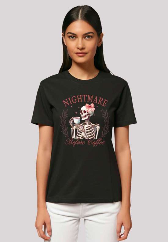 футболка Nightmare Before Coffee