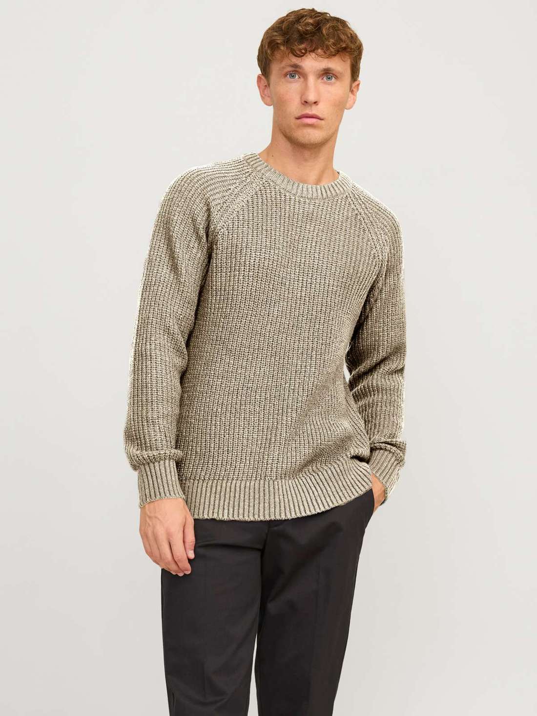 Свитер с круглым вырезом JJJONES KNIT CREW NECK