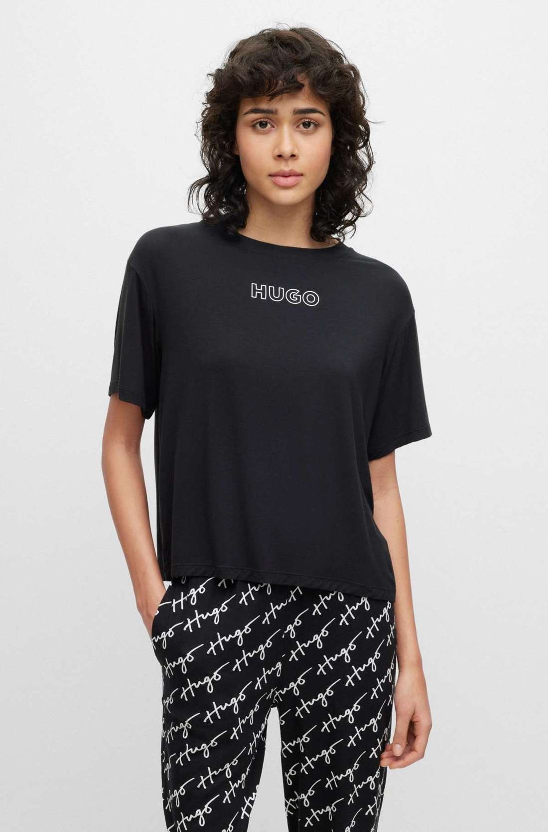Рубашка с круглым вырезом и логотипом UNITE_T-SHIRT