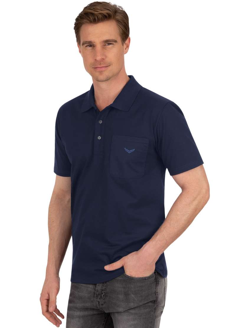 рубашка поло TRIGEMA Poloshirt aus Single-Jersey