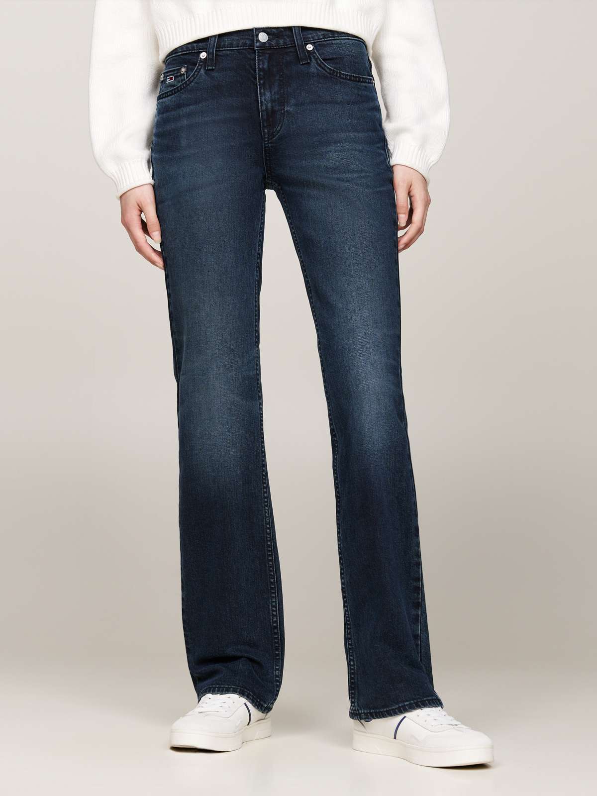 Джинсы Bootcut с логотипом и вышивкой MADDIE MD BC DH5161