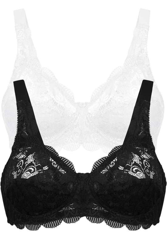 Бюстгальтер без косточек с изящным кружевным декором. Latina