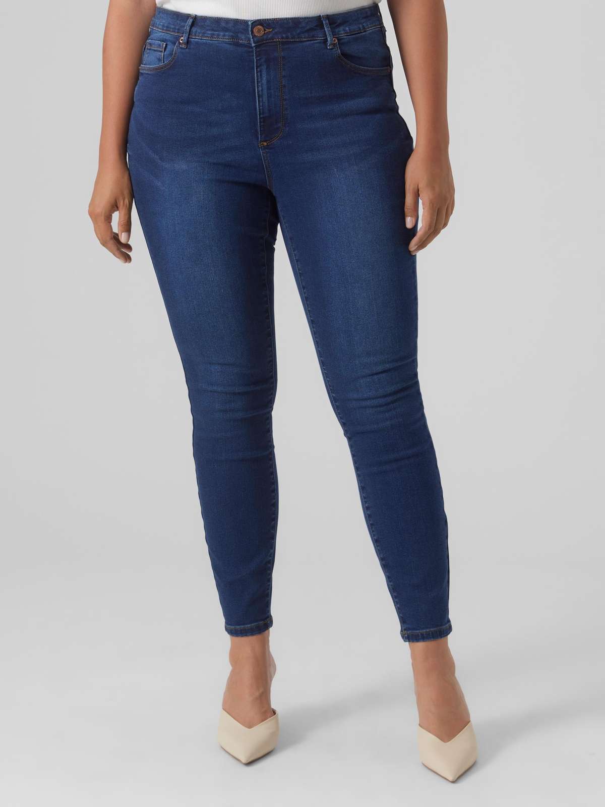 Джинсы скинни VMCPHIA HR SKINNY J SOFT VI3128 CUR NOOS
