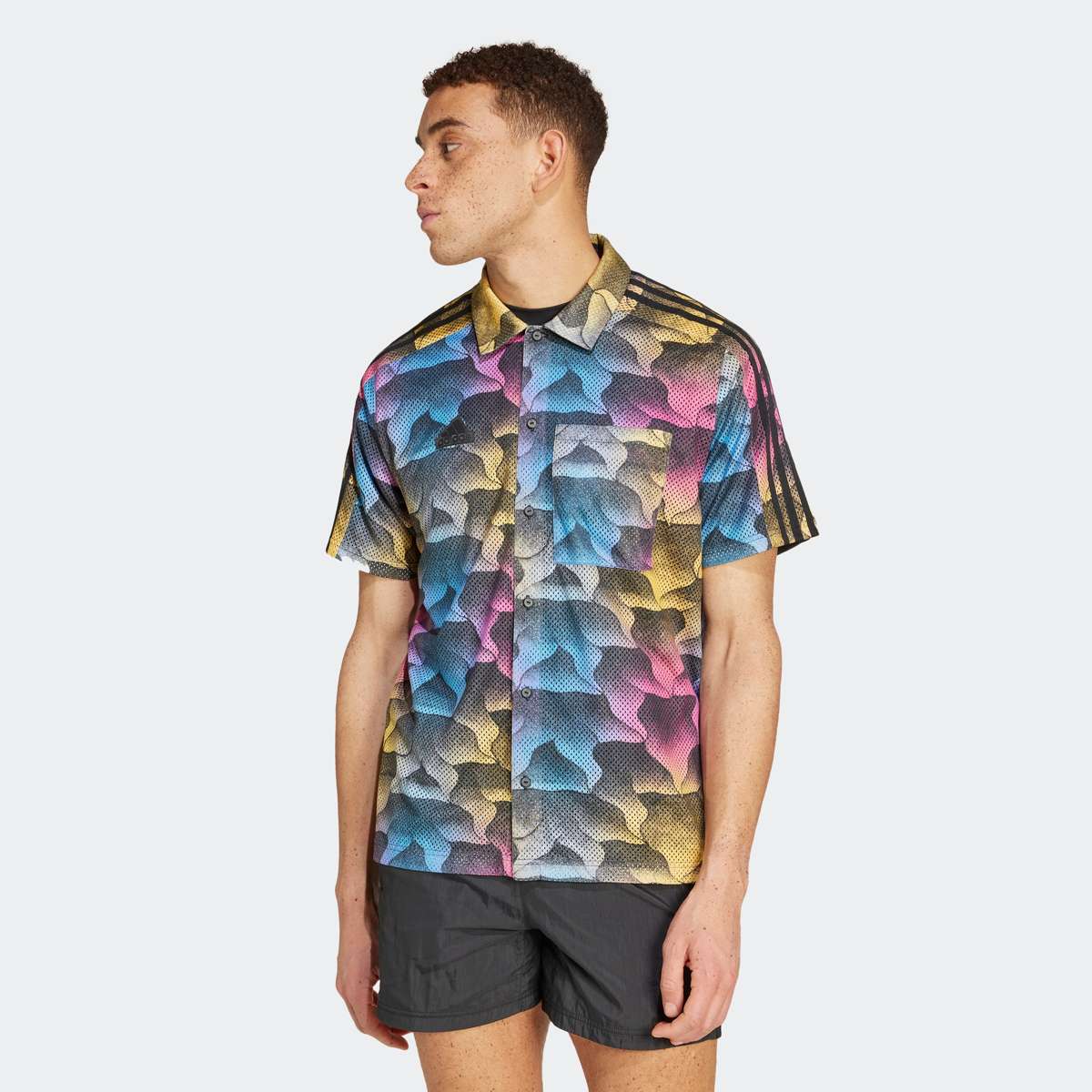 рубашка поло M TIRO AOPSHIRT