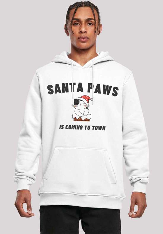 Толстовка с капюшоном Santa Paws Christmas Cat