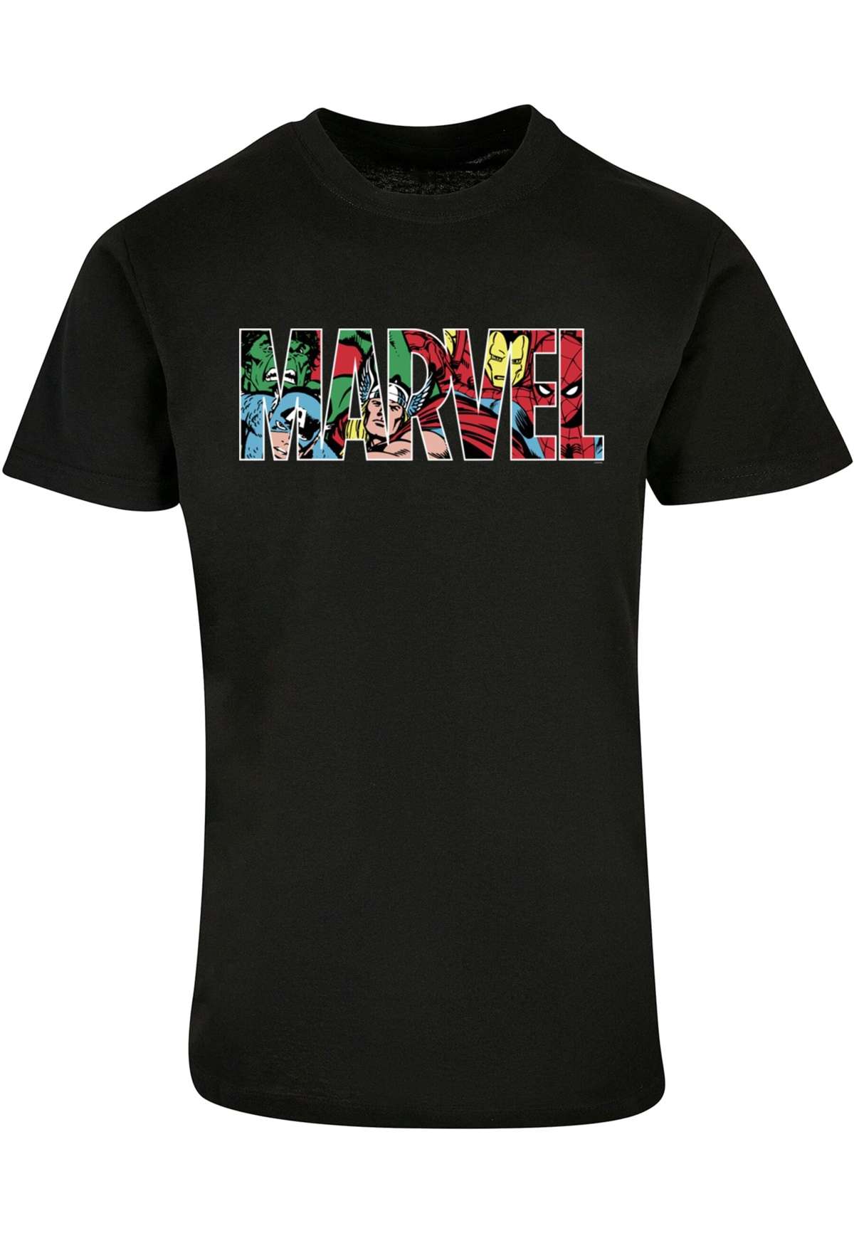 футболка Herren Marvel Logo Character Infill T-Shirt