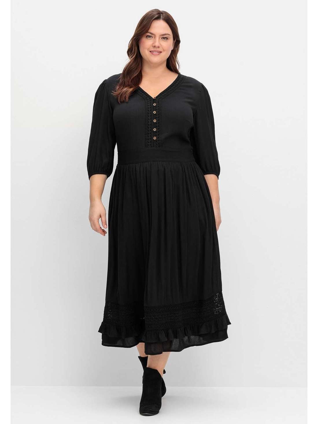 Широкое платье макси Große Größen