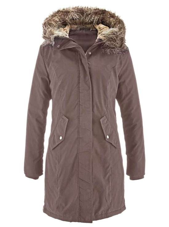 Длинная куртка с капюшоном