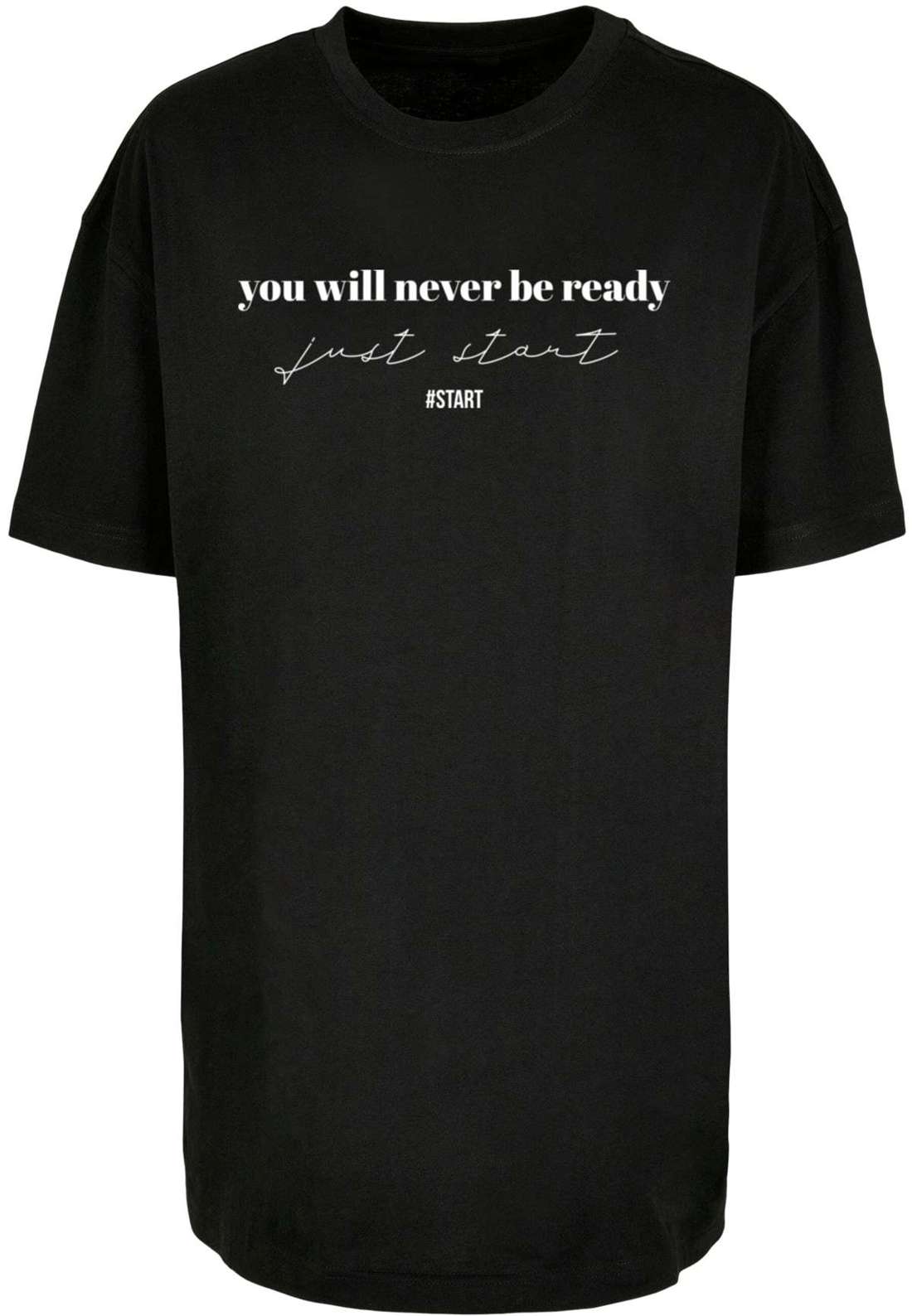 футболка Damen Ladies Just Start Oversized Boyfriend Tee