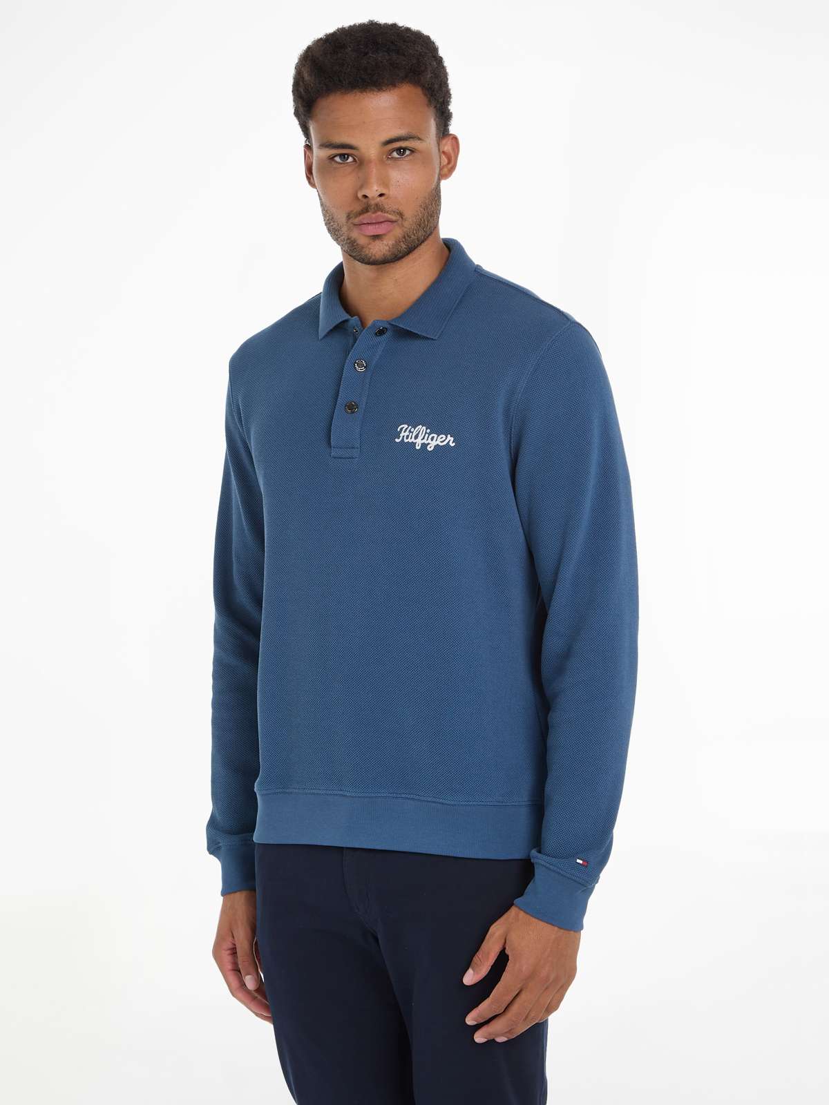 Рубашка поло с длинными рукавами CHAINSTITCH L/S REG POLO