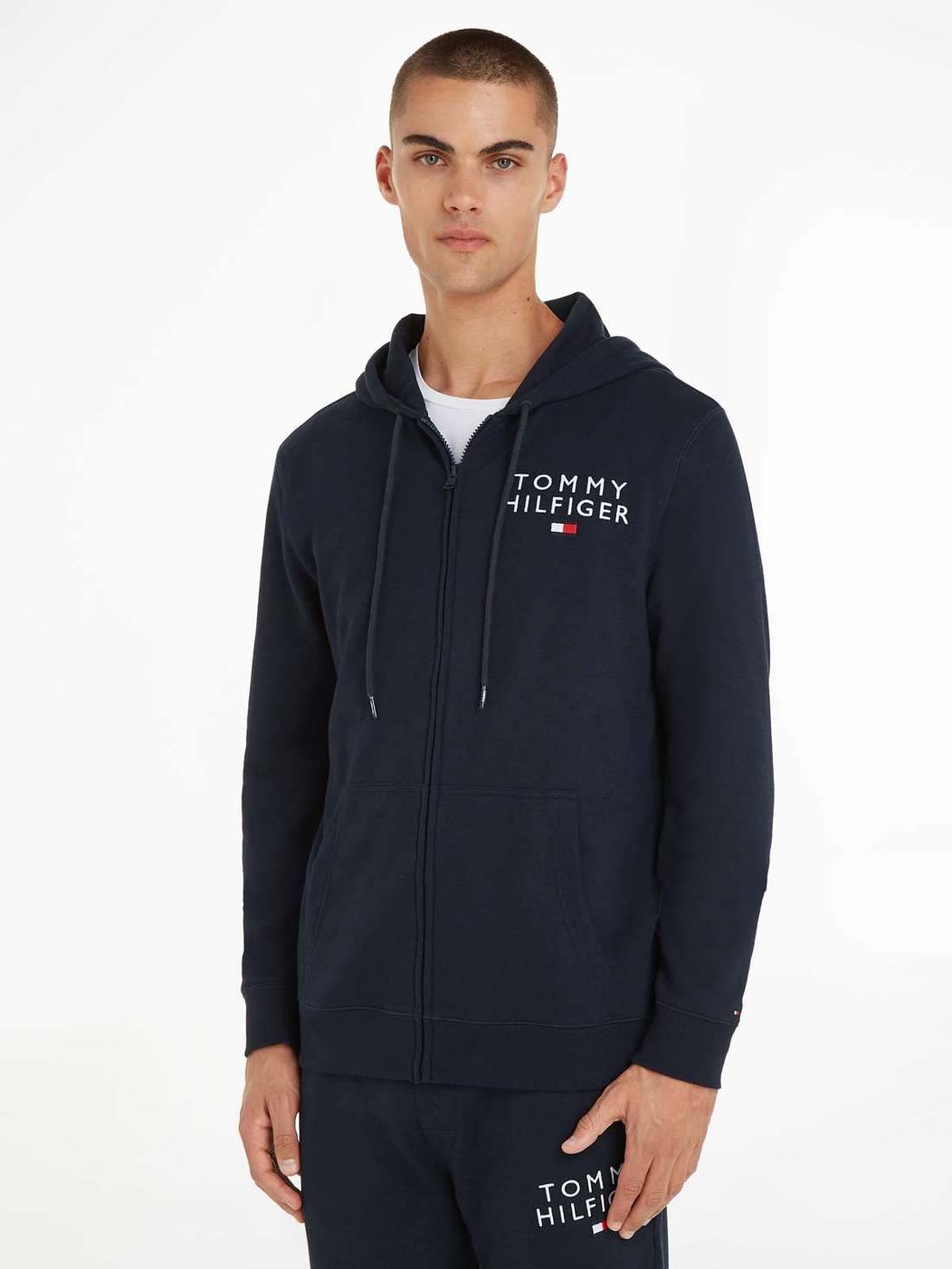 Худи с принтом логотипа Tommy Hilfiger FZ HOODIE HWK