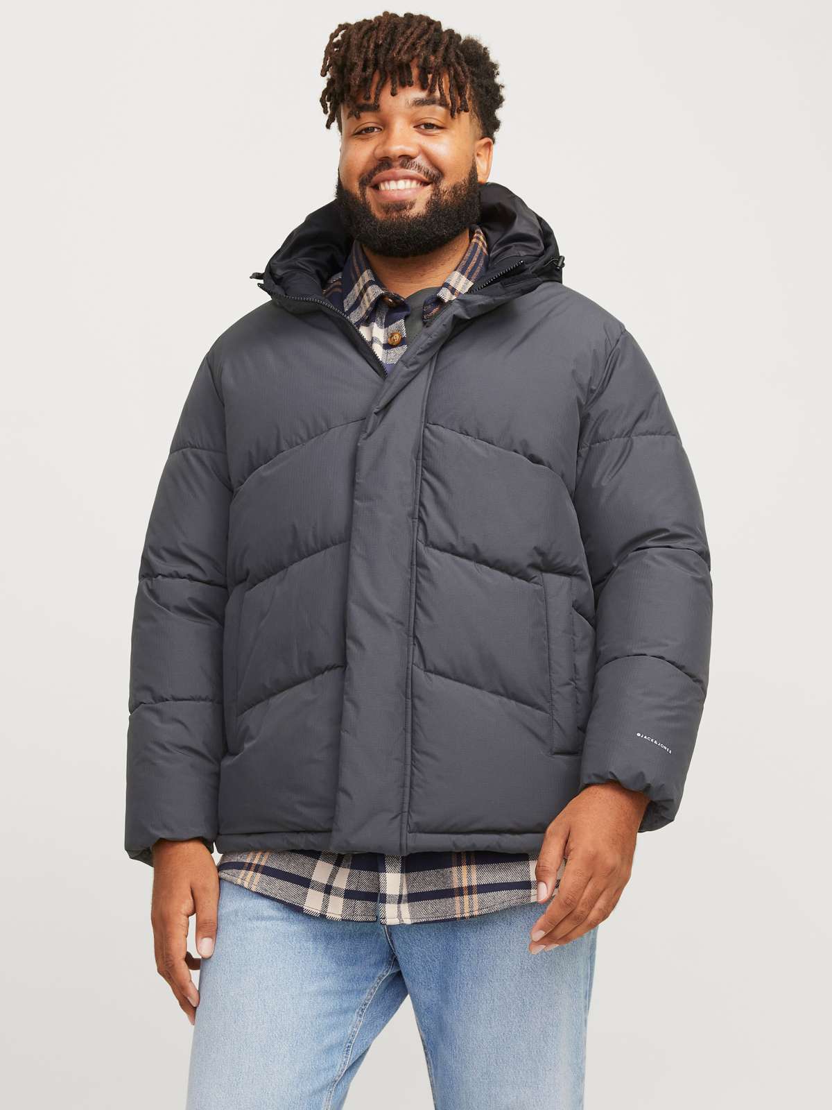 Стеганая куртка с капюшоном JJWORLD PUFFER JACKET PLS