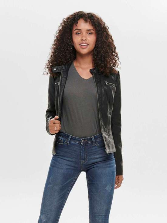 Куртка из искусственной кожи ONLBANDIT FAUX LEATHER BIKER