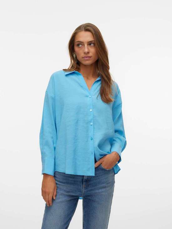 Рубашка-блузка VMQUEENY LS OVERSIZE SHIRT WVN GA NOOS