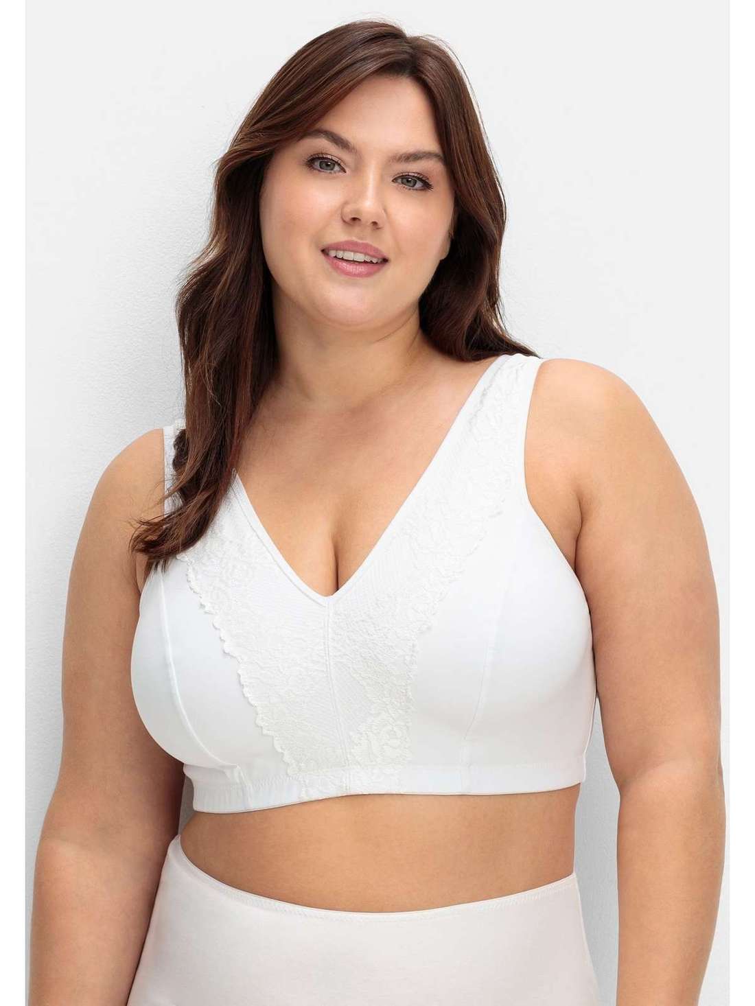 Бюстгальтер без косточек бюстье без застежки. Große Größen