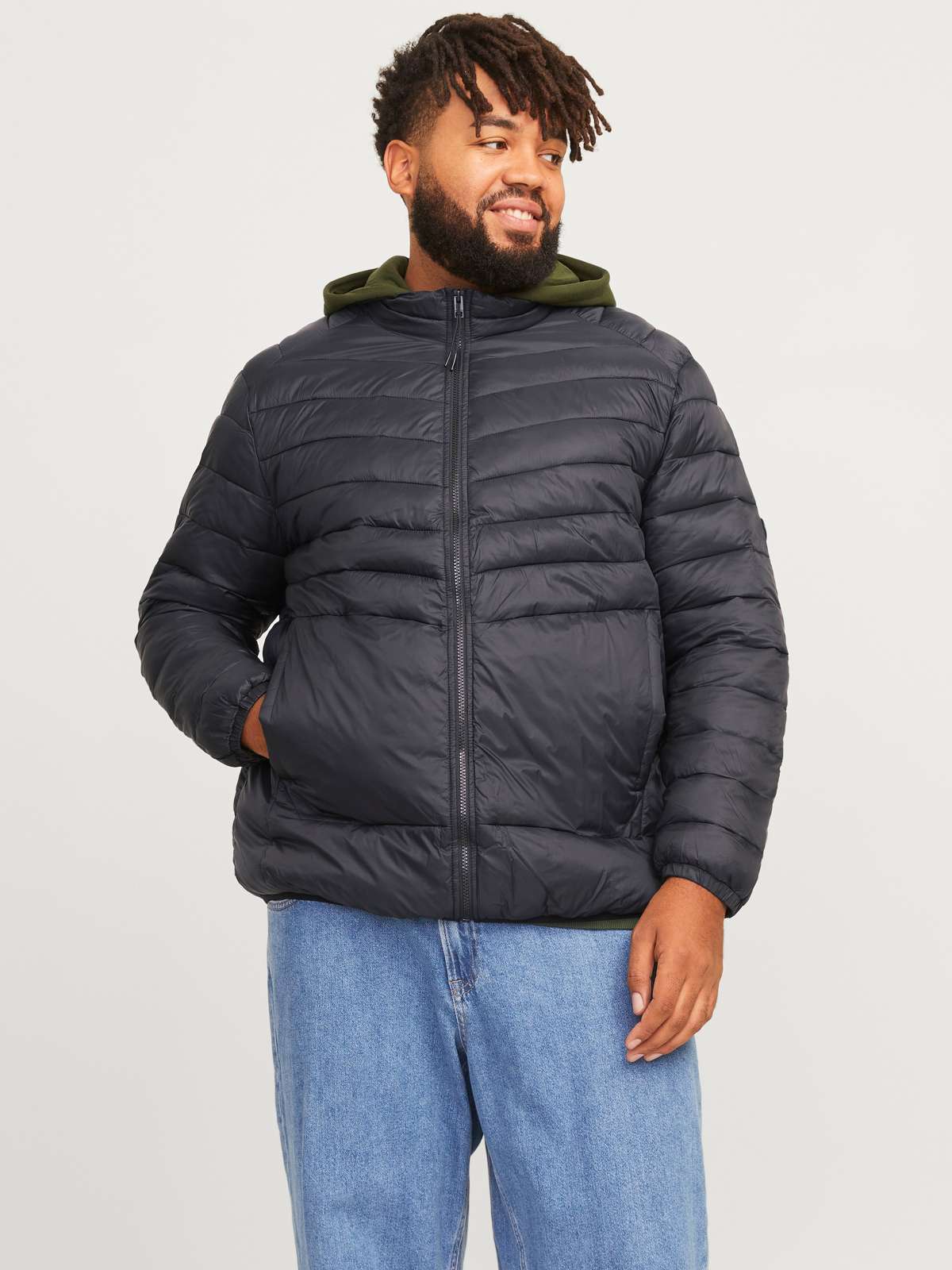Стеганая куртка JJESPRINT PUFFER COLLAR NOOS PLS